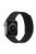 Dual Color Magnetic Silicone Watch Strap Wrist Band for Apple Watch Series 10 46mm / Ultra 2 Ultra 49mm / 9 8 7 45mm / SE (2023) SE (2022) SE 6 5 4 44mm / 3 2 1 42mm - Black