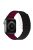 Dual Color Magnetic Silicone Watch Strap Wrist Band for Apple Watch Series 10 46mm / Ultra 2 Ultra 49mm / 9 8 7 45mm / SE (2023) SE (2022) SE 6 5 4 44mm / 3 2 1 42mm - Black / Wine Red