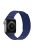 Dual Color Magnetic Silicone Watch Strap Wrist Band for Apple Watch Series 10 46mm / Ultra 2 Ultra 49mm / 9 8 7 45mm / SE (2023) SE (2022) SE 6 5 4 44mm / 3 2 1 42mm - Blue