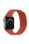 Dual Color Magnetic Silicone Watch Strap Wrist Band for Apple Watch Series 10 46mm / Ultra 2 Ultra 49mm / 9 8 7 45mm / SE (2023) SE (2022) SE 6 5 4 44mm / 3 2 1 42mm - Red