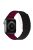 Dual Color Silicone Smart Watch Band for Apple Watch Series 10 42mm / 9 8 7 41mm / 6 5 4 SE SE (2022) SE (2023) 40mm / 3 2 1 38mm - Black / Wine Red