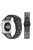 Dual Color Silicone Smart Watch Strap Replace Band for Apple Watch Series 5 / 4 44mm, Series 3 / 2 / 1 42mm, Size: M / L, Size: M / L - Black / Grey