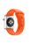 Dual Pin Buckle Silicone Watch Strap for Apple Watch Series 10 42mm / 9 8 7 41mm / SE (2023) SE (2022) SE 6 5 4 40mm / 3 2 1 38mm - Orange