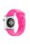 Dual Pin Buckle Silicone Watch Strap for Apple Watch Series 10 42mm / 9 8 7 41mm / SE (2023) SE (2022) SE 6 5 4 40mm / 3 2 1 38mm - Rose