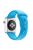 Dual Pin Buckle Silicone Watch Strap for Apple Watch Series 10 42mm / 9 8 7 41mm / SE (2023) SE (2022) SE 6 5 4 40mm / 3 2 1 38mm - Sky Blue