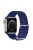 DUX DUCIS Band for Apple Watch Series 10 42mm / 9 8 7 41mm / SE (2023) SE (2022) SE 6 5 4 40mm / 3 2 1 38mm Wave Design Rubber Watch Strap - Blue