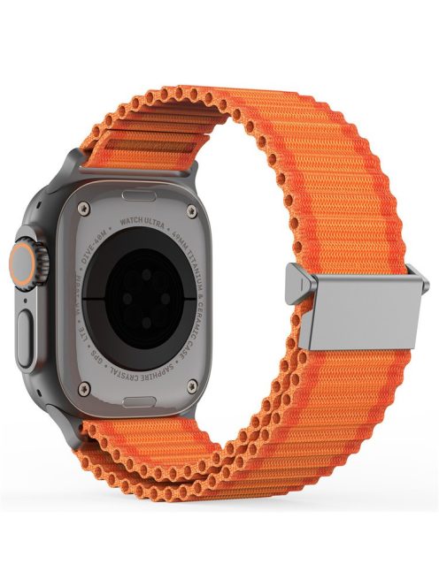 DUX DUCIS For Apple Watch 10 46mm / Ultra 2 / Ultra 49mm / 9 8 7 45mm / SE (2023) SE (2022) SE 6 5 4 44mm / 3 2 1 42mm Nylon Watch Band - Orange