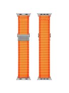 DUX DUCIS For Apple Watch 10 46mm / Ultra 2 / Ultra 49mm / 9 8 7 45mm / SE (2023) SE (2022) SE 6 5 4 44mm / 3 2 1 42mm Nylon Watch Band - Orange