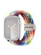 DUX DUCIS For Apple Watch Series 10 46mm / Ultra 2 Ultra 49mm /  Series 9 8 7 45mm / 6 5 4 SE (2023) SE (2022) SE 44mm / 3 2 1 42mm Watch Band - Black / Rainbow