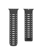 DUX DUCIS For Apple Watch Series 10 46mm / Ultra 2 Ultra 49mm / 9 8 7 45mm / SE (2023) SE (2022) SE 6 5 4 44mm / 3 2 1 42mm Silicone Strap - Black