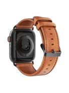 DUX DUCIS Genuine Leather Band for Apple Watch Series 10 42mm / 9 8 7 41mm / SE (2023) SE (2022) SE 6 5 4 40mm / 3 2 1 38mm Strap - Brown