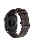 DUX DUCIS Genuine Leather Band for Apple Watch Series 10 42mm / 9 8 7 41mm / SE (2023) SE (2022) SE 6 5 4 40mm / 3 2 1 38mm Strap - Coffee