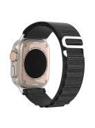 DUX DUCIS GS Series for Apple Watch Series 10 46mm / Ultra 2 Ultra 49mm /  Series 9 8 7 45mm / 6 5 4 SE (2023) SE (2022) SE 44mm / 3 2 1 42mm Polyester Strap Replacement Watch Band - Black