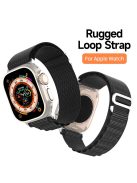 DUX DUCIS GS Series for Apple Watch Series 10 46mm / Ultra 2 Ultra 49mm /  Series 9 8 7 45mm / 6 5 4 SE (2023) SE (2022) SE 44mm / 3 2 1 42mm Polyester Strap Replacement Watch Band - Black