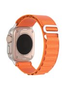 DUX DUCIS GS Series for Apple Watch Series 10 46mm / Ultra 2 Ultra 49mm /  Series 9 8 7 45mm / 6 5 4 SE (2023) SE (2022) SE 44mm / 3 2 1 42mm Polyester Strap Replacement Watch Band - Orange