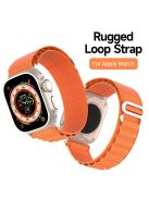 DUX DUCIS GS Series for Apple Watch Series 10 46mm / Ultra 2 Ultra 49mm /  Series 9 8 7 45mm / 6 5 4 SE (2023) SE (2022) SE 44mm / 3 2 1 42mm Polyester Strap Replacement Watch Band - Orange