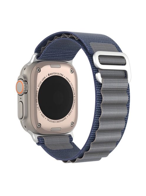 DUX DUCIS GS Series Strap for Apple Watch Series 10 42mm / 9 8 7 41mm / SE (2023) SE (2022) SE 6 5 4 40mm / 3 2 1 38mm Polyester Watch Band - Blue