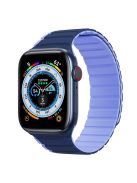 DUX DUCIS LD Series for Apple Watch Series 10 42mm / 9 8 7 41mm / SE (2023) SE (2022) SE 6 5 4 40mm / 3 2 1 38mm Silicone Strap - Dark Blue+Baby Blue