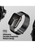 DUX DUCIS Milanese Pro Series Band for Apple Watch Series 10 42mm / 9 8 7 41mm / SE (2023) SE (2022) SE 6 5 4 40mm / 3 2 1 38mm Mesh Straps Magnetic - Black