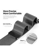 DUX DUCIS Milanese Pro Series Band for Apple Watch Series 10 42mm / 9 8 7 41mm / SE (2023) SE (2022) SE 6 5 4 40mm / 3 2 1 38mm Mesh Straps Magnetic - Black