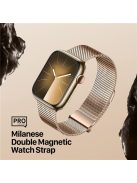 DUX DUCIS Milanese Pro Series Band for Apple Watch Series 10 42mm / 9 8 7 41mm / SE (2023) SE (2022) SE 6 5 4 40mm / 3 2 1 38mm Mesh Straps Magnetic - Gold