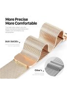 DUX DUCIS Milanese Pro Series Band for Apple Watch Series 10 42mm / 9 8 7 41mm / SE (2023) SE (2022) SE 6 5 4 40mm / 3 2 1 38mm Mesh Straps Magnetic - Gold