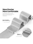 DUX DUCIS Milanese Pro Series Band for Apple Watch Series 10 42mm / 9 8 7 41mm / SE (2023) SE (2022) SE 6 5 4 40mm / 3 2 1 38mm Mesh Straps Magnetic - Silver