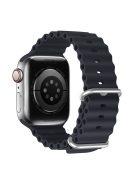 DUX DUCIS Rubber Strap for Apple Watch Series 10 46mm / Ultra 2 / Ultra 49mm / 9 8 7 45mm / SE (2023) SE (2022) SE 6 5 4 44mm / 3 2 1 42mm Band - Midnight Blue