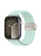 DUX DUCIS Watch Strap for Apple Watch Series 10 42mm / 9 8 7 41mm / SE (2023) SE (2022) SE 6 5 4 40mm / 3 2 1 38mm Nylon Watch Strap - Soft Mint