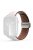 DUX DUCIS YA Series For Apple Watch Series 10 46mm / Ultra 2 Ultra 49mm /  Series 9 8 7 45mm / 6 5 4 SE (2023) SE (2022) SE 44mm / 3 2 1 42mm Genuine Cow Leather Strap - White