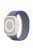 DUX DUCIS YJ Series Wristband for Apple Watch Series 10 42mm / 9 8 7 41mm / SE (2023) SE (2022) SE 6 5 4 40mm / 3 2 1 38mm Stretchy Nylon Loop Watch Strap - Blue+Grey