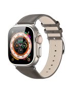 DUX DUCIS YS Series Strap for Apple Watch Series 10 42mm / 9 8 7 41mm / SE (2023) SE (2022) SE 6 5 4 40mm / 3 2 1 38mm Cowhide Leather Watch Band - Grey