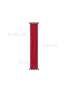 Elastic Nylon Watch Band Replacement Watch Strap 24mm for Apple Watch Series 10 42mm / 9 8 7 41mm / 6 5 4 SE SE (2022) SE (2023) 40mm / 3 2 1 38mm [Size: L] - Red