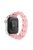 Elastic Woven Watch Band Replacement for Apple Watch Series 10 42mm / 9 8 7 41mm / 6 5 4 SE SE (2022) SE (2023) 40mm / 3 2 1 38mm - Pink