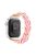 Elastic Woven Watch Band Replacement for Apple Watch Series 10 42mm / 9 8 7 41mm / 6 5 4 SE SE (2022) SE (2023) 40mm / 3 2 1 38mm - Pink Camouflage