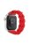 Elastic Woven Watch Band Replacement for Apple Watch Series 10 42mm / 9 8 7 41mm / 6 5 4 SE SE (2022) SE (2023) 40mm / 3 2 1 38mm - Red