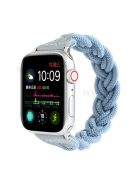 Elastic Woven Watch Band Replacement for Apple Watch Series 10 42mm / 9 8 7 41mm / 6 5 4 SE SE (2022) SE (2023) 40mm / 3 2 1 38mm - Sky Blue