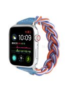 Elastic Woven Watch Band Replacement for Apple Watch Series 10 42mm / 9 8 7 41mm / 6 5 4 SE SE (2022) SE (2023) 40mm / 3 2 1 38mm - Sky Blue Camouflage