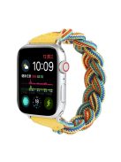 Elastic Woven Watch Band Replacement for Apple Watch Series 10 42mm / 9 8 7 41mm / 6 5 4 SE SE (2022) SE (2023) 40mm / 3 2 1 38mm - Yellow Camouflage