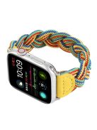 Elastic Woven Watch Band Replacement for Apple Watch Series 10 42mm / 9 8 7 41mm / 6 5 4 SE SE (2022) SE (2023) 40mm / 3 2 1 38mm - Yellow Camouflage