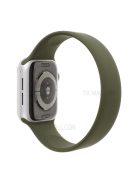 Elasticity Silicone Smart Watch Strap (Size: L) for Apple Watch Series 10 42mm / 9 8 7 41mm / 6 5 4 SE SE (2022) SE (2023) 40mm / 3 2 1 38mm, Size: L - Green