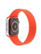 Elasticity Silicone Smart Watch Strap (Size: L) for Apple Watch Series 10 42mm / 9 8 7 41mm / 6 5 4 SE SE (2022) SE (2023) 40mm / 3 2 1 38mm, Size: L - Orange