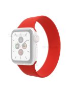 Elasticity Silicone Smart Watch Strap (Size: L) for Apple Watch Series 10 42mm / 9 8 7 41mm / 6 5 4 SE SE (2022) SE (2023) 40mm / 3 2 1 38mm, Size: L - Red