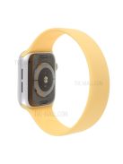 Elasticity Silicone Smart Watch Strap (Size: L) for Apple Watch Series 10 42mm / 9 8 7 41mm / 6 5 4 SE SE (2022) SE (2023) 40mm / 3 2 1 38mm, Size: L - Yellow