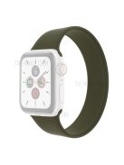 Elasticity Silicone Smart Watch Strap (Size: M) for Apple Watch Series 10 42mm / 9 8 7 41mm / 6 5 4 SE SE (2022) SE (2023) 40mm / 3 2 1 38mm, Size: M - Green