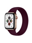 Elasticity Silicone Smart Watch Strap (Standard Size: S) for Apple Watch Series 10 42mm / 9 8 7 41mm / 6 5 4 SE SE (2022) SE (2023) 40mm / 3 2 1 38mm - Purple