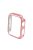 Electroplating Frame PC Protective Case for Apple Watch Series 6/SE/5/4 40mm - Pink