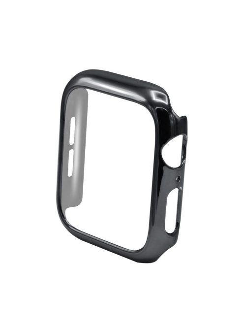 Electroplating Frame PC Protective Cover for Apple Watch Series 4 44mm - Black