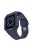 Electroplating One-Piece Soft TPU Smart Watch Replacement Strap for Apple Watch Series 10 42mm / 9 8 7 41mm / 6 5 4 SE SE (2022) SE (2023) 40mm / 3 2 1 38mm - Dark Blue / Blue