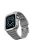 Electroplating One-Piece Soft TPU Smart Watch Replacement Strap for Apple Watch Series 10 42mm / 9 8 7 41mm / 6 5 4 SE SE (2022) SE (2023) 40mm / 3 2 1 38mm - Grey / Silver